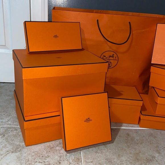 Bundle of HERMES (9 Boxes and 1 big bag ) - Picture 3 of 11